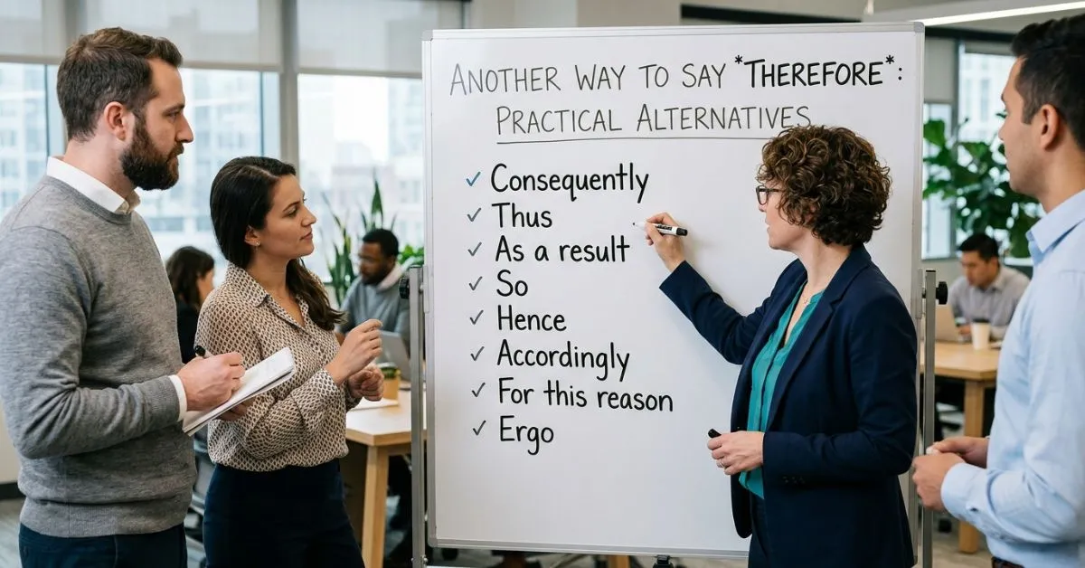 Another Way to Say Therefore