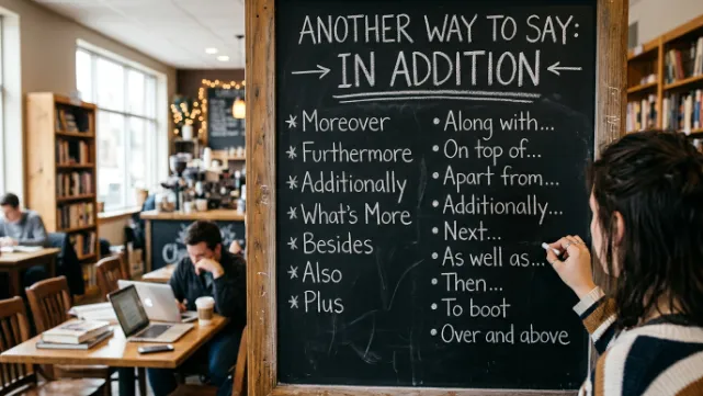 Another Way to Say In Addition