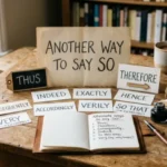 Another Way to Say So