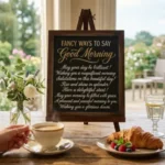 Fancy Ways to Say Good Morning
