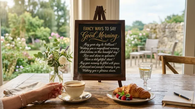 Fancy Ways to Say Good Morning