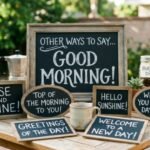 What’s Another Way to Say Good Morning