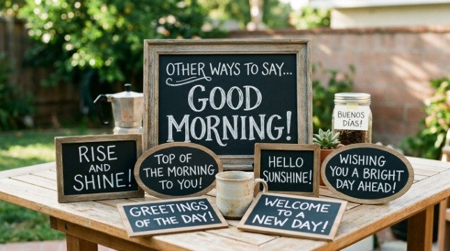 What’s Another Way to Say Good Morning